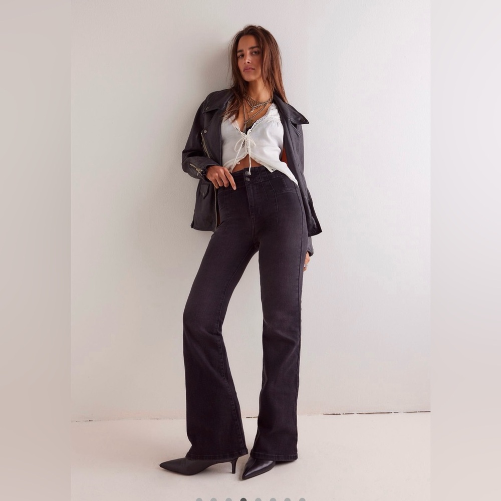 We The Free Jayde Flare Jeans - Black